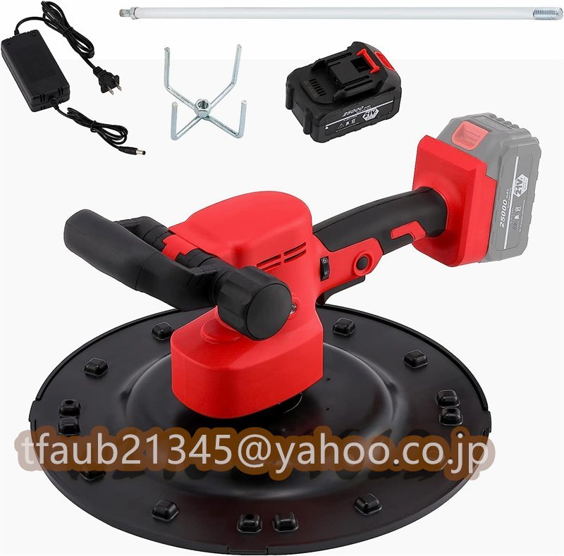 電気サンダー セメント ポリッシャー ハンドヘルド乾式壁サンダ 6速 ムラ取り コテ仕上げ コンクリート均し圧縮/研磨/攪拌/パルプ化拍卖