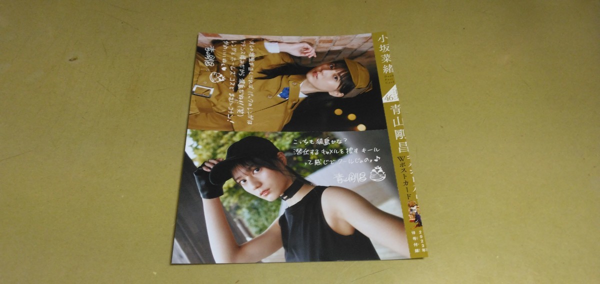 小坂奈緒 青山剛昌 Wポストカード 未使用拍卖
