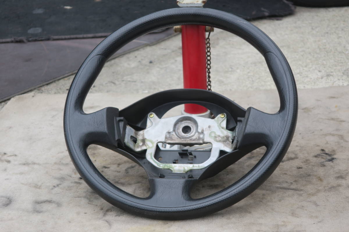 H12 GF-L902S L900S 系 MOVE ムーヴ エアロダウンカスタム ターボ JB-DET 後期 純正 ステアリング ハンドル拍卖