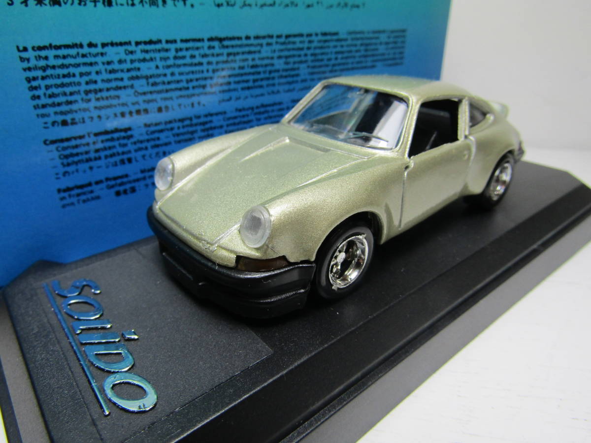 Porsche 911 Carrera 1/43 RSR 2.8 1973 2.4L RS ポルシェ カレラ アロイ ダックテール FLAT6 ヴィンテージ Solido Made in France 仏製拍卖