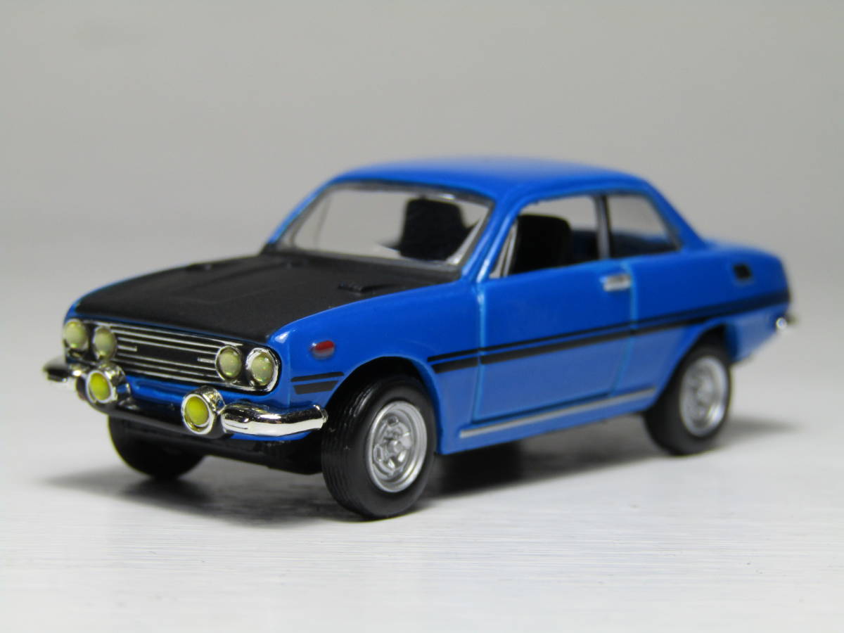 ISUZU BELLETT 1/64 いすゞ ベレット 1600 GTR Dydo ミニカー 徳大寺有恒が選ぶ 俺のこだわり名車 JDM No05 ブルーxブラック 開封組み立品拍卖