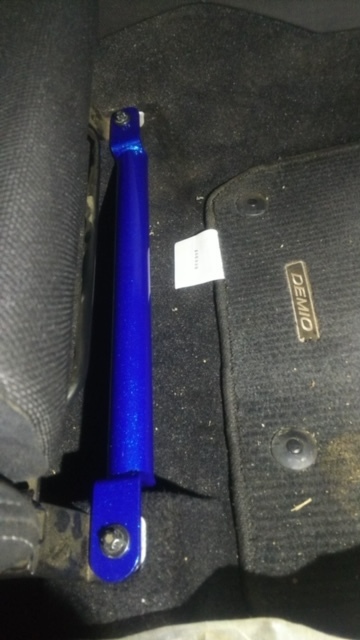 ★マツダDJFLSデミオ専用フロアサポート(シートレール)補強バー前側左右セット新品★拍卖