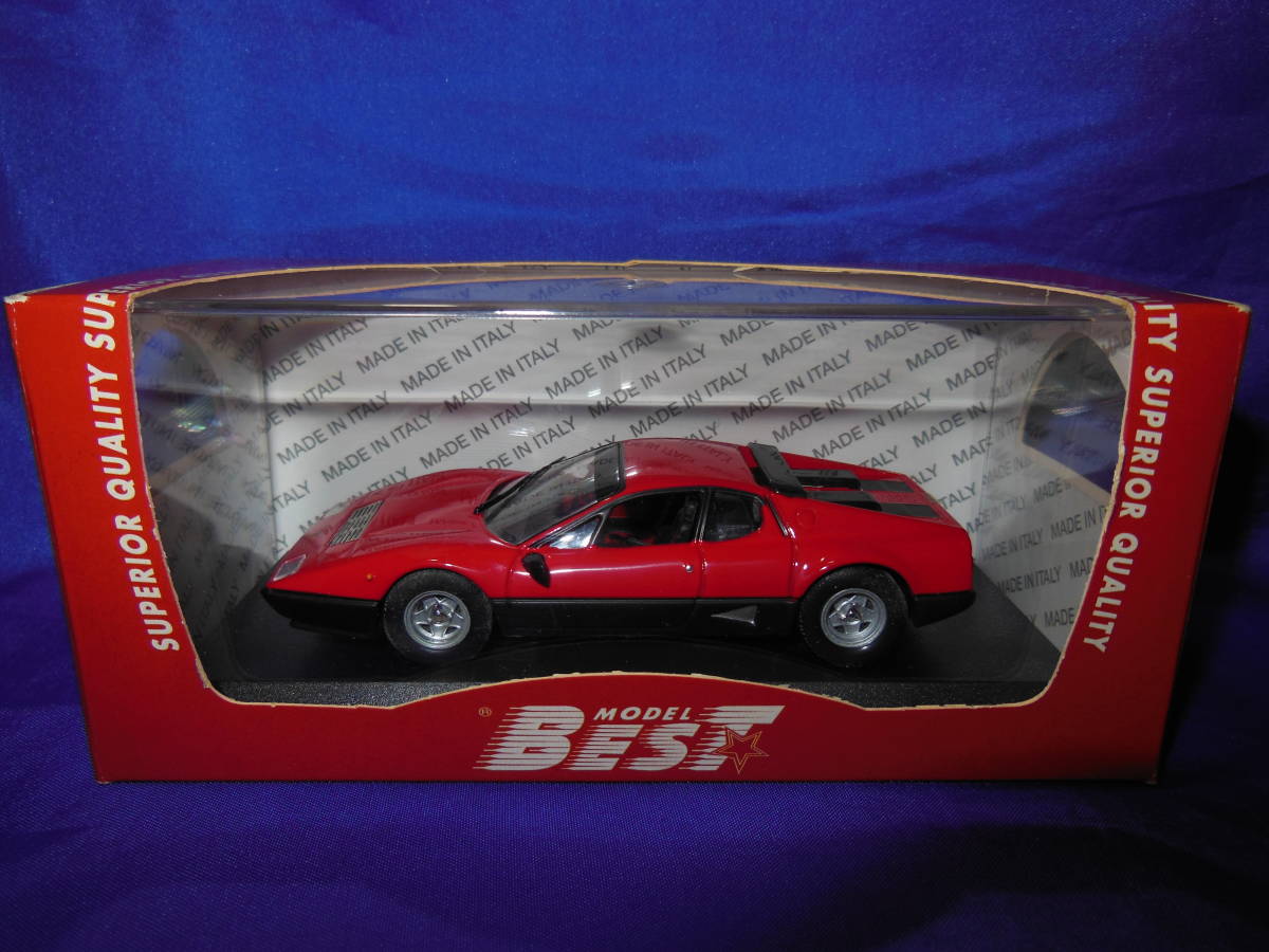 1/43 BEST MODEL フェラーリ FERRARI 512BB ロッソレッド 1976年 イタリア製 MADE IN ITALY拍卖