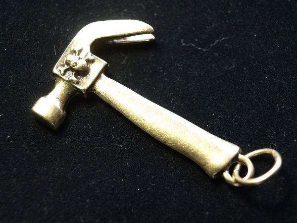 ハンマー・キーホルダー★スカル・クロスボーン★金槌★トンカチ★ペンダントとしても使えます拍卖