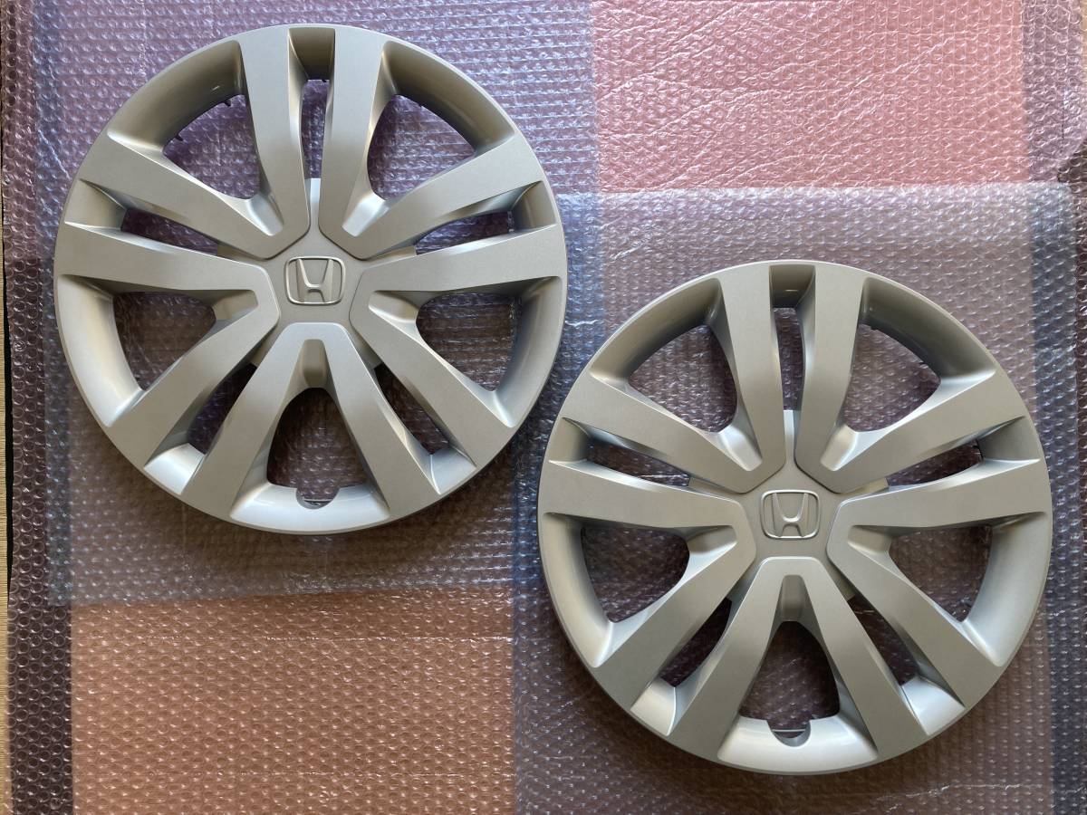 ☆ 新車添付 未使用品 GR系 FIT フィット 純正 15in スチールホイール用 ホイールキャップ 4473A-TZA-J00 2枚セット ☆①拍卖