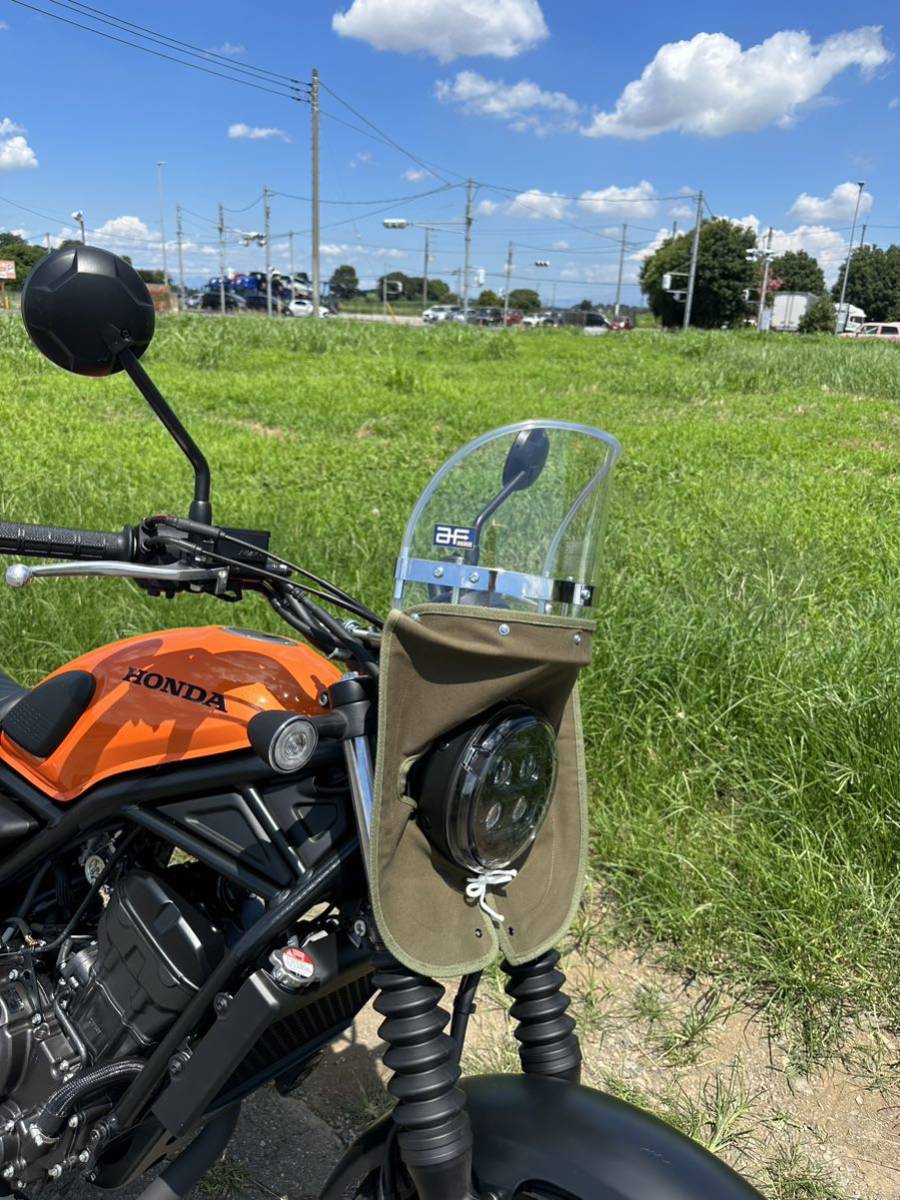 旭風防 mc57 CL250用 完成済み風防 クリアー カーキたれ 新品 未使用拍卖