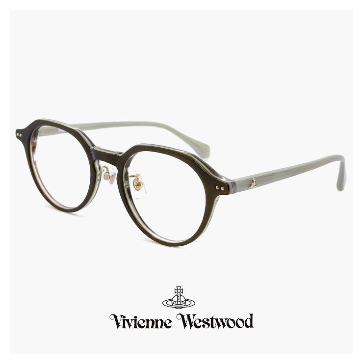 新品 ヴィヴィアン ウエストウッド メガネ 40-0008 c03 47mm Vivienne Westwood 眼鏡 レディース 女性 クラウンパント型 アジアンフィット拍卖