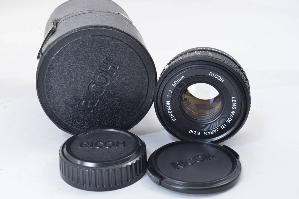 【ecoま】RIKENON 50mm F2 no.107988 ペンタックスKマウント マニュアルレンズ拍卖