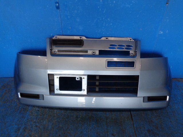 ミツビシ EKスポーツ H81W 純正 フロントバンパー 水色 D90 Y0701拍卖