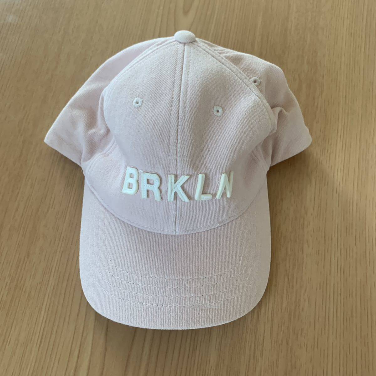 キャップ帽子 ピンクベージュフリーサイズ拍卖