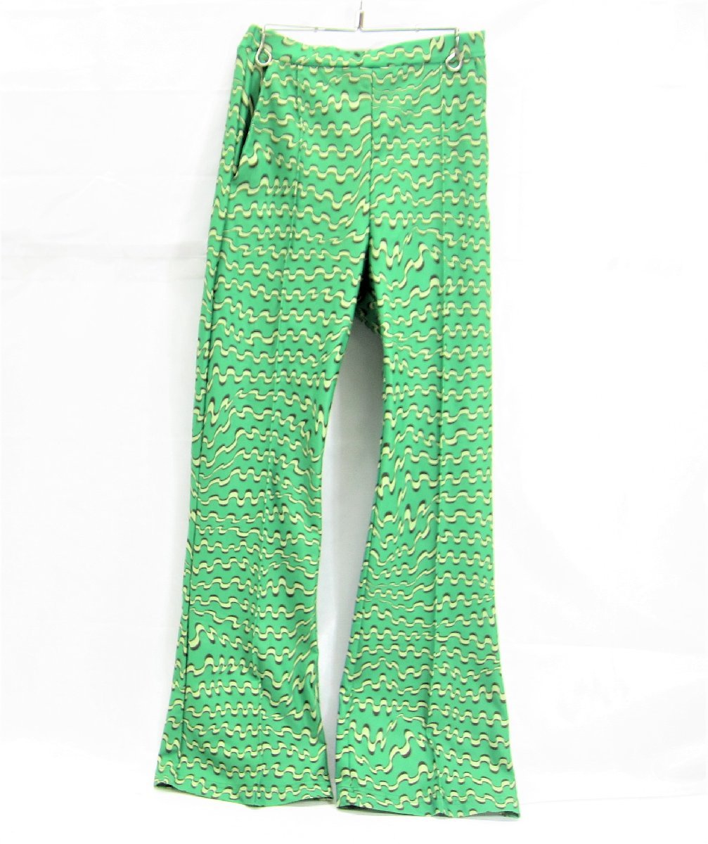 MAISON SPECIAL メゾンスペシャル ウェーブプリントストレッチフレアパンツ SIZE:36 レディース 衣類 □UF3826拍卖