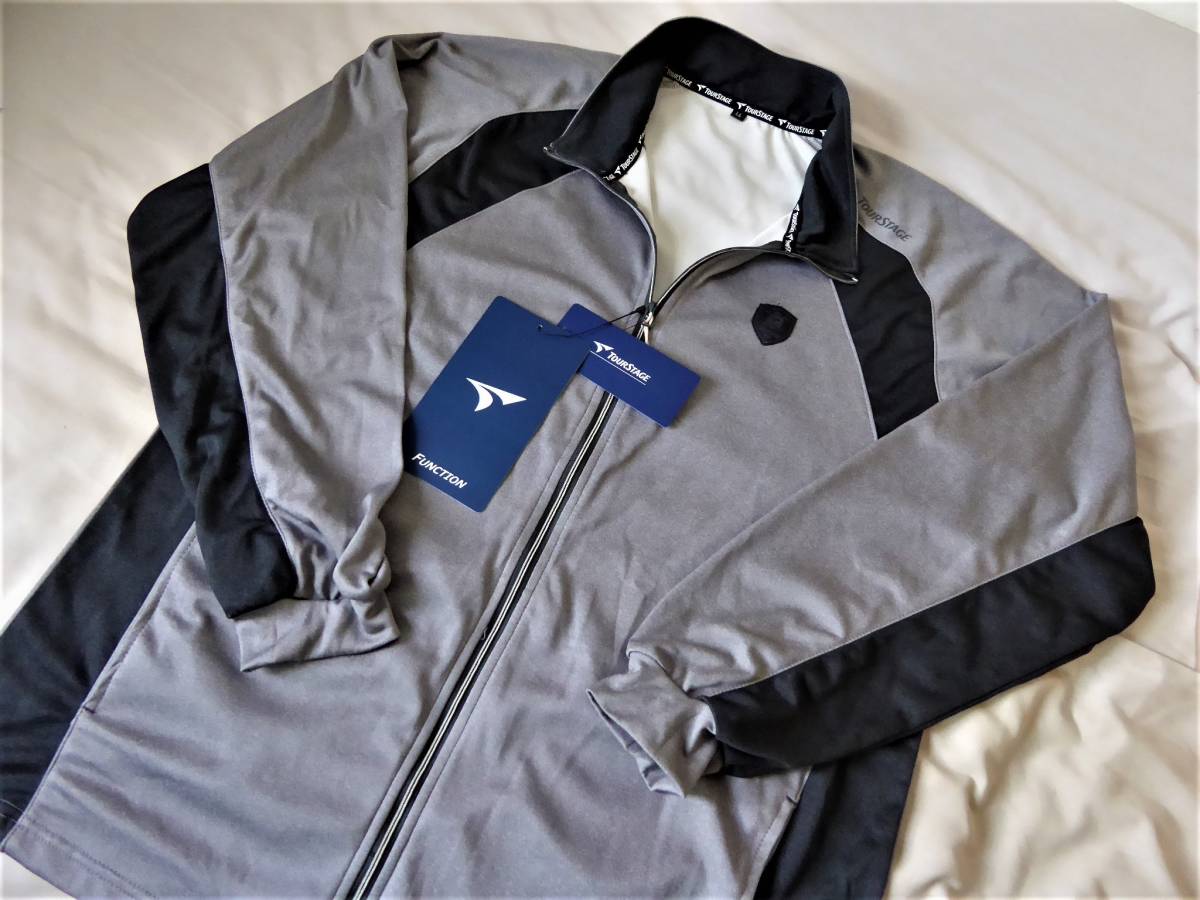 TOURSTAGE GOLF ツアーステージ ゴルフ スウェット ジャージ ジャケット LL 灰 ②拍卖