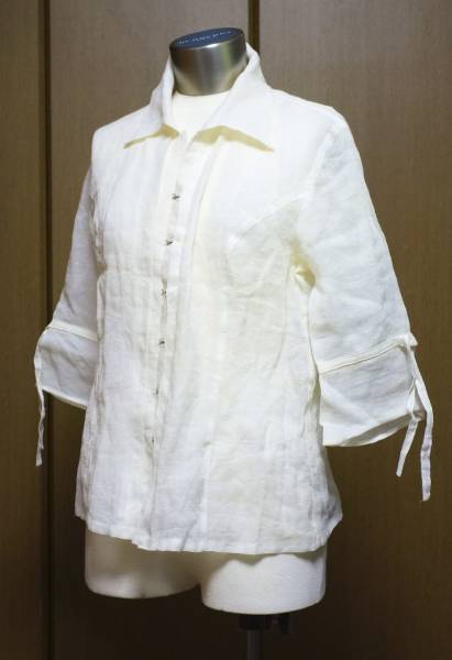 美品 センソユニコ io comme io イオコムイオ イラクサシャツ 40拍卖