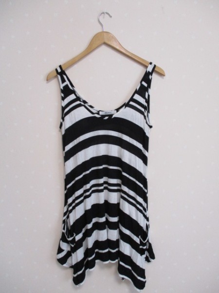 ★ Azul マウジー ★タンクトップ ロング丈 黒 (0719)拍卖