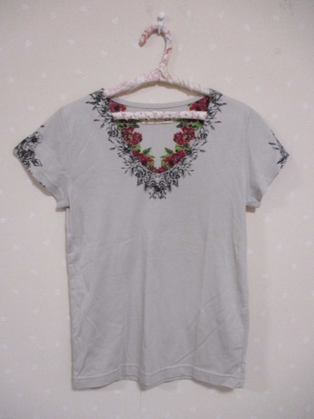 ★scolar★ 半袖 Tシャツ 薔薇(30702)レディース拍卖