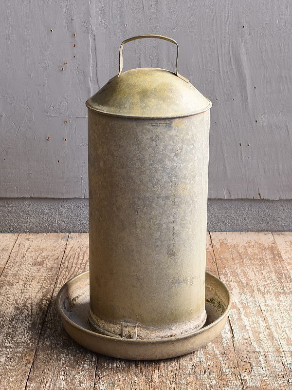 イギリス アンティーク ブリキ製 バードフィーダー 11777拍卖