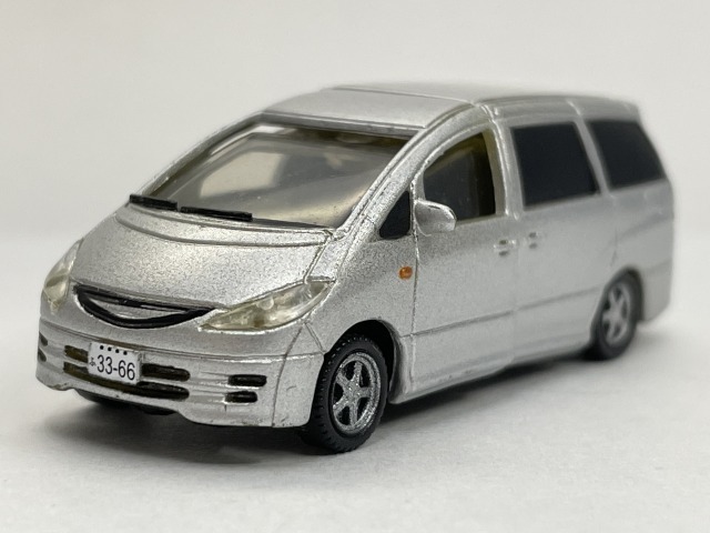 ■★Furuta チョコエッグ トヨタ車コレクション 012 エスティマ3.0G(シルバー) 年式2001拍卖