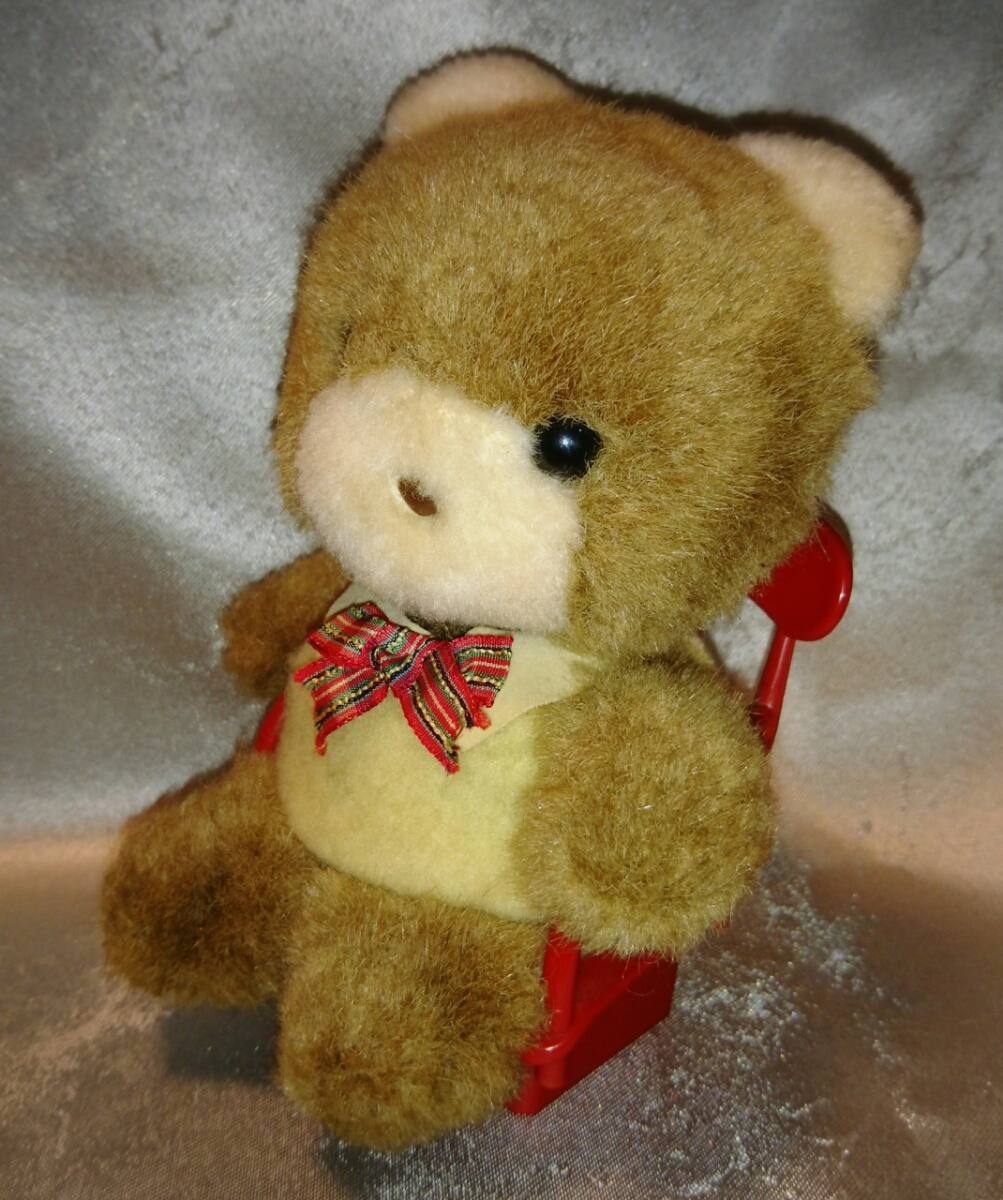 レア セキグチ sekiguahi 首振り オルゴール ロンドン橋 くま ぬいぐるみ テディベア 首ふり クマ 熊 人形 置物 昭和レトロ 昭和 レトロ 拍卖