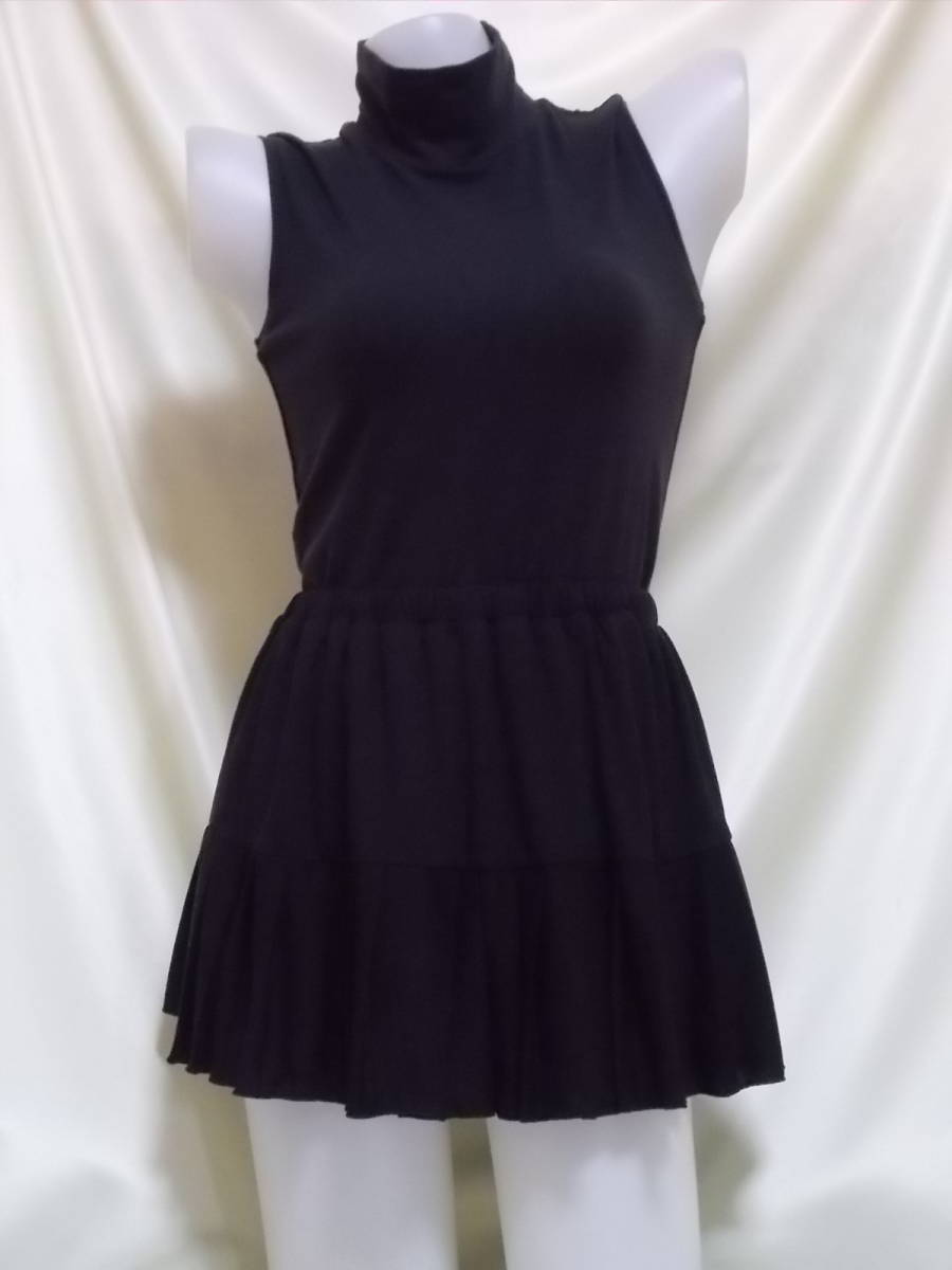 ♪♪黒のマイクロミニ☆柔らか素材のプリーツ^^♪♪拍卖