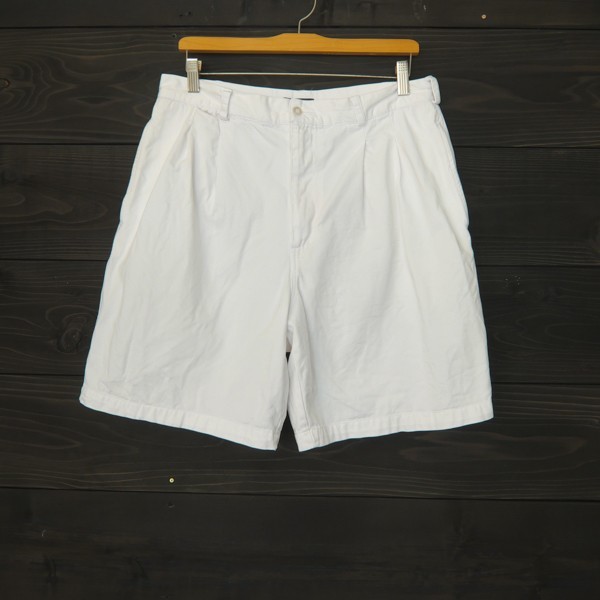 ★CHAPS RALPH LAUREN★チャップスラルフローレン★チノショートパンツ★ホワイト★34(32インチ相当)拍卖