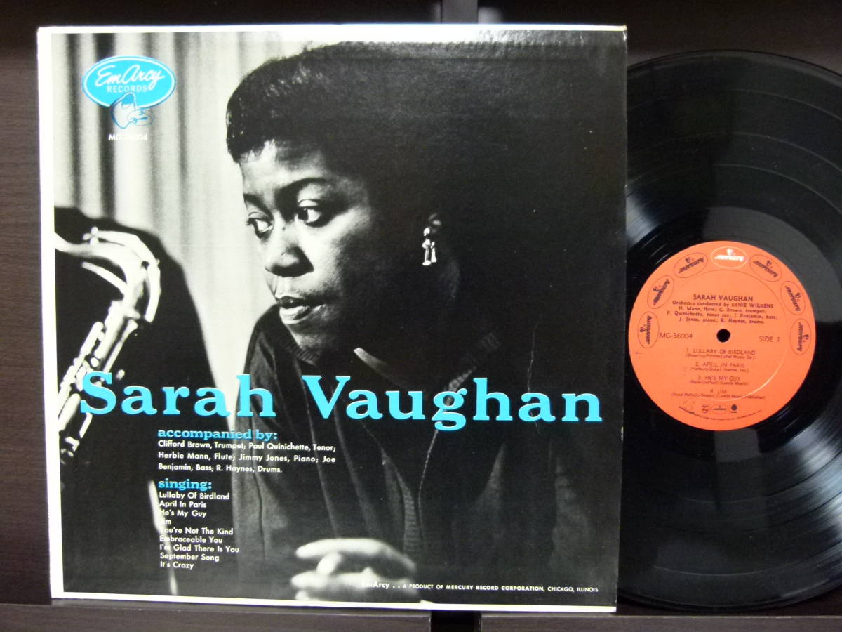 ■激レア■美盤■SARA VAUGHAN■WITH CLIFFORD BROWN■拍卖