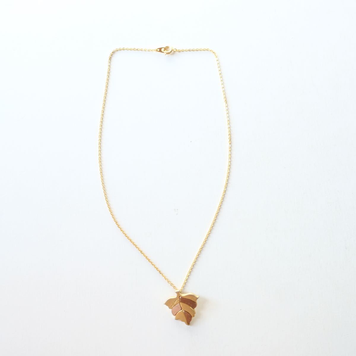 【Pierre Cardin】1990s ピエール・カルダン ゴールド リーフ デザイン 金 アート ビンテージ アンティーク拍卖