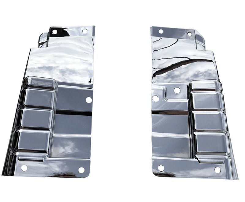 三菱ふそう 2トン ブルーテック / ’20キャンター 標準巾車用 トラック メッキ マッドガード カバー LRセット JP-DNB-CANTER拍卖