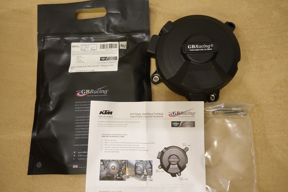 GB Racing KTM 1290 Super Duke R/GT (14-23)/1290 Super Adventure R/S (19-23)/RC8-R (11-16) エンジンカバーガード 定価25,290円 321拍卖