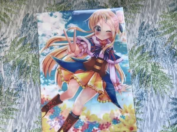 d119クリアファイル きんいろモザイク 九条カレン(湊おじたん) C93/べりーすいーとぱれっと拍卖