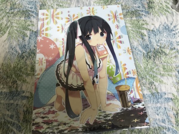 d122クリアファイル ハナヤマタ 7巻 とらのあな特典 水着 浜弓場双 おちこぼれフルーツタルト拍卖