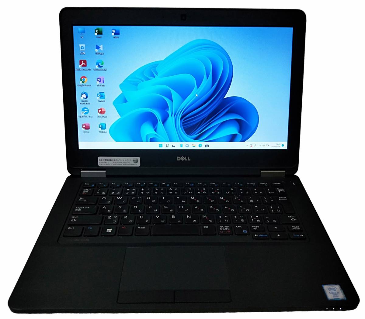 ★【驚速 DELL Latitude E5270 i5-6300U 2.4GHz x4+8GB+SSD256GB 12.5インチノートPC】Win11+Office2021 Pro/USB3.0/WEBカメラ■D070610拍卖