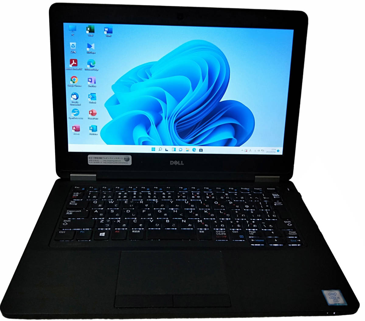 ★【驚速 DELL Latitude E5270 i5-6300U 2.4GHz x4+8GB+SSD256GB 12.5インチノートPC】Win11+Office2021 Pro/USB3.0/WEBカメラ■D070612拍卖