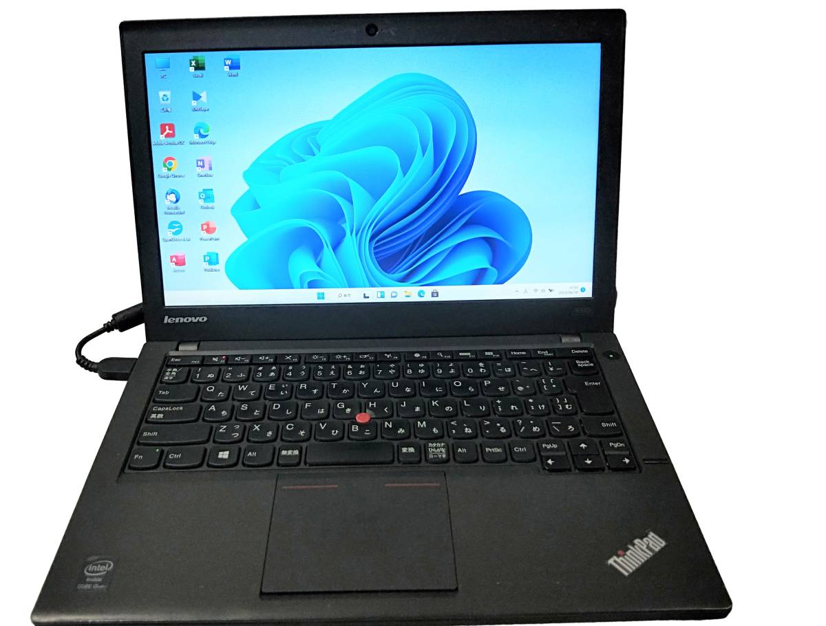 ★【驚速 Lenovo X240 i5-4300U 1.90GHz x4+4GB+SSD120GB 12.5インチノートPC】Win11+Office2021 Pro/WEBカメラ■D061933拍卖