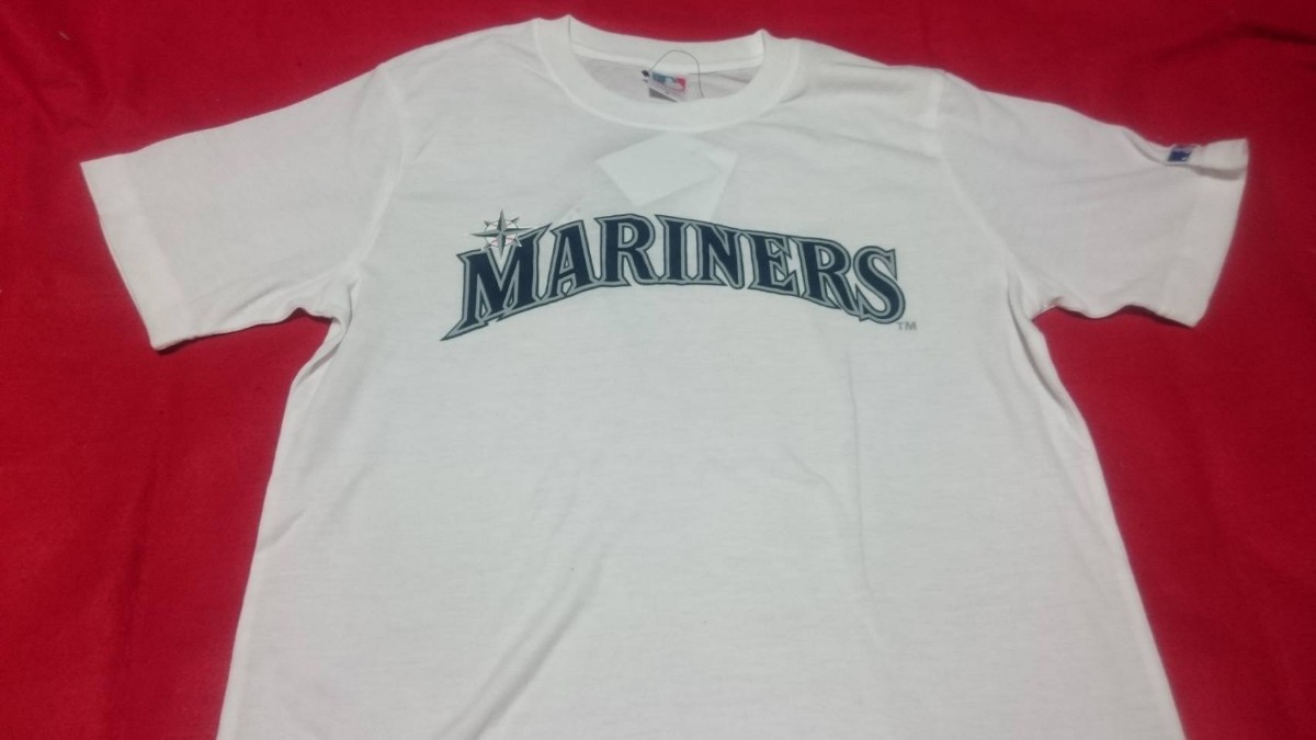 【新品】マリナーズ 半袖Tシャツ M 白拍卖