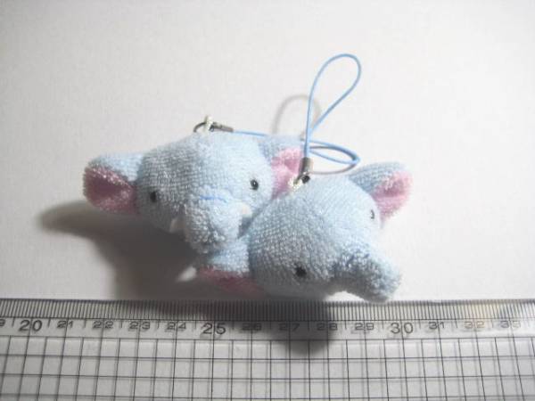 ゾウさんストラップ☆2本セット拍卖