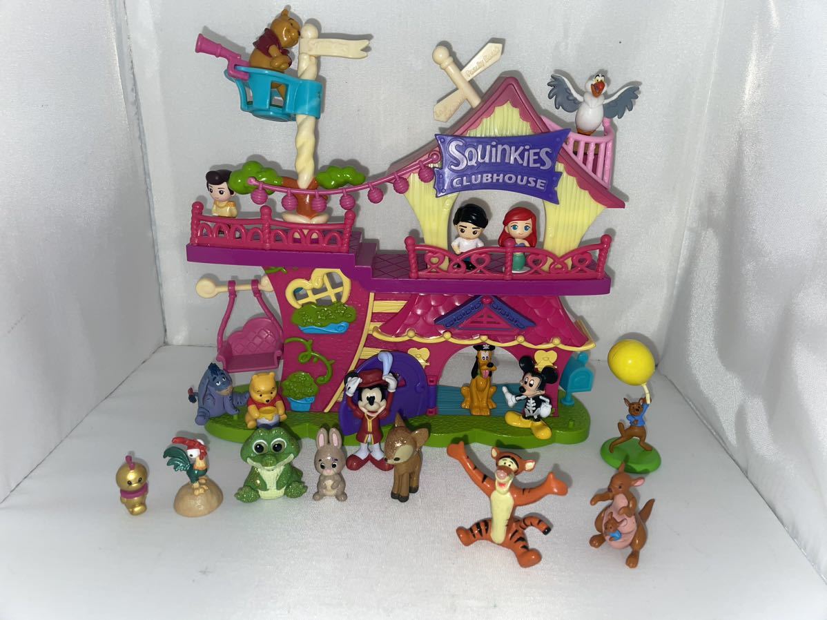 ディズニー ぷにっキーズ スクインキーズ クラブハウス フィギュア 現状品拍卖