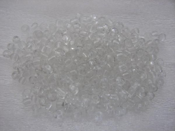 ガラスビーズ(XS) クリアタイプ1.5x2mm クリア 約300個拍卖