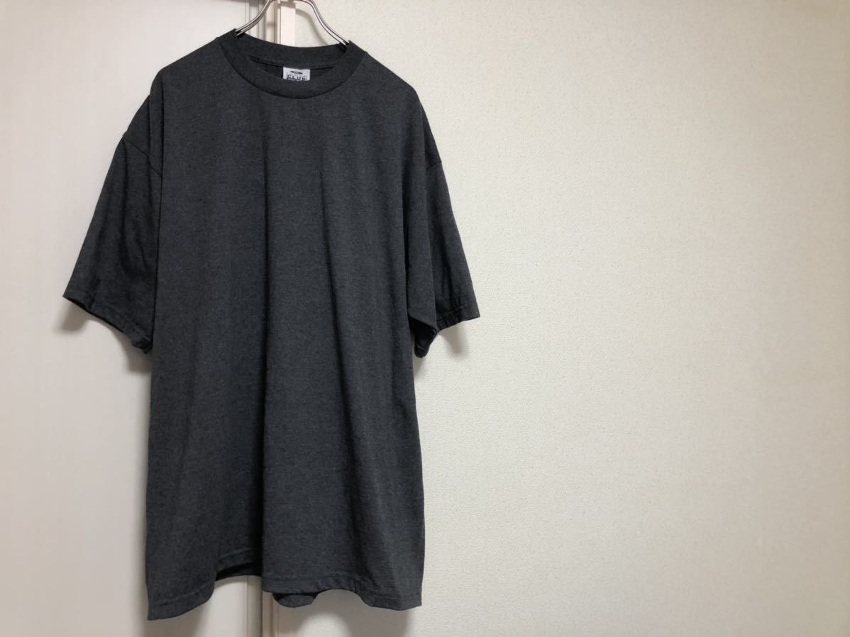 90sヴィンテージ FABRIC MADE IN USAアメリカ製 PRO CLUB グレー半袖Tシャツ サイズ2XL拍卖