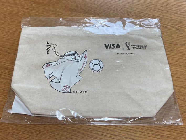 新品 未使用 未開封 ワールドカップ カタール 2022 ライーブ VISA トートバッグ 非売品拍卖