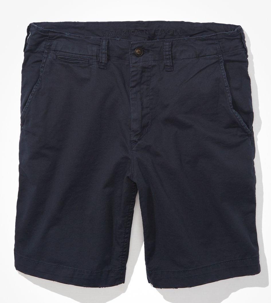 ラスト!!◇◆AE/アメリカンイーグル/AE Flex リブイン カーキ ショートパンツ/ W36 /Navy/拍卖