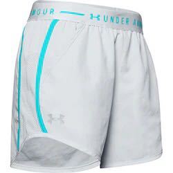 アンダーアーマー ショートパンツ L ブルー グレー 未使用 美品 UNDER ARMOUR UA LGサイズ ランニングパンツ レディース 2019 定価3,850円拍卖