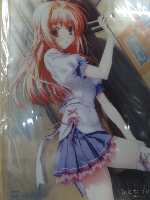 DreamParty2010春 ハイクオソフト ひとなつの B5クリア下敷き 森谷千春拍卖