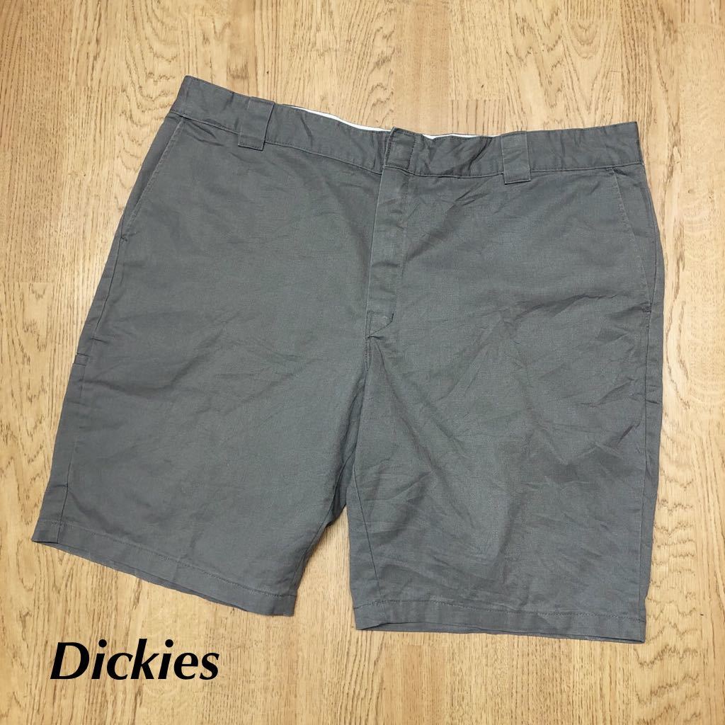 Dickies /Relaxed Fit /ディッキーズ /メンズ44 グレー ハーフパンツ ショートパンツ 半ズボン 短パン ボトムス 無地 ワークパンツ USA古着拍卖