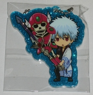 銀魂 ラメ入り アクリルチャームコレクション 2 坂田銀時 & タケシ SDキャラ ボールチェーン付 内袋未開封拍卖