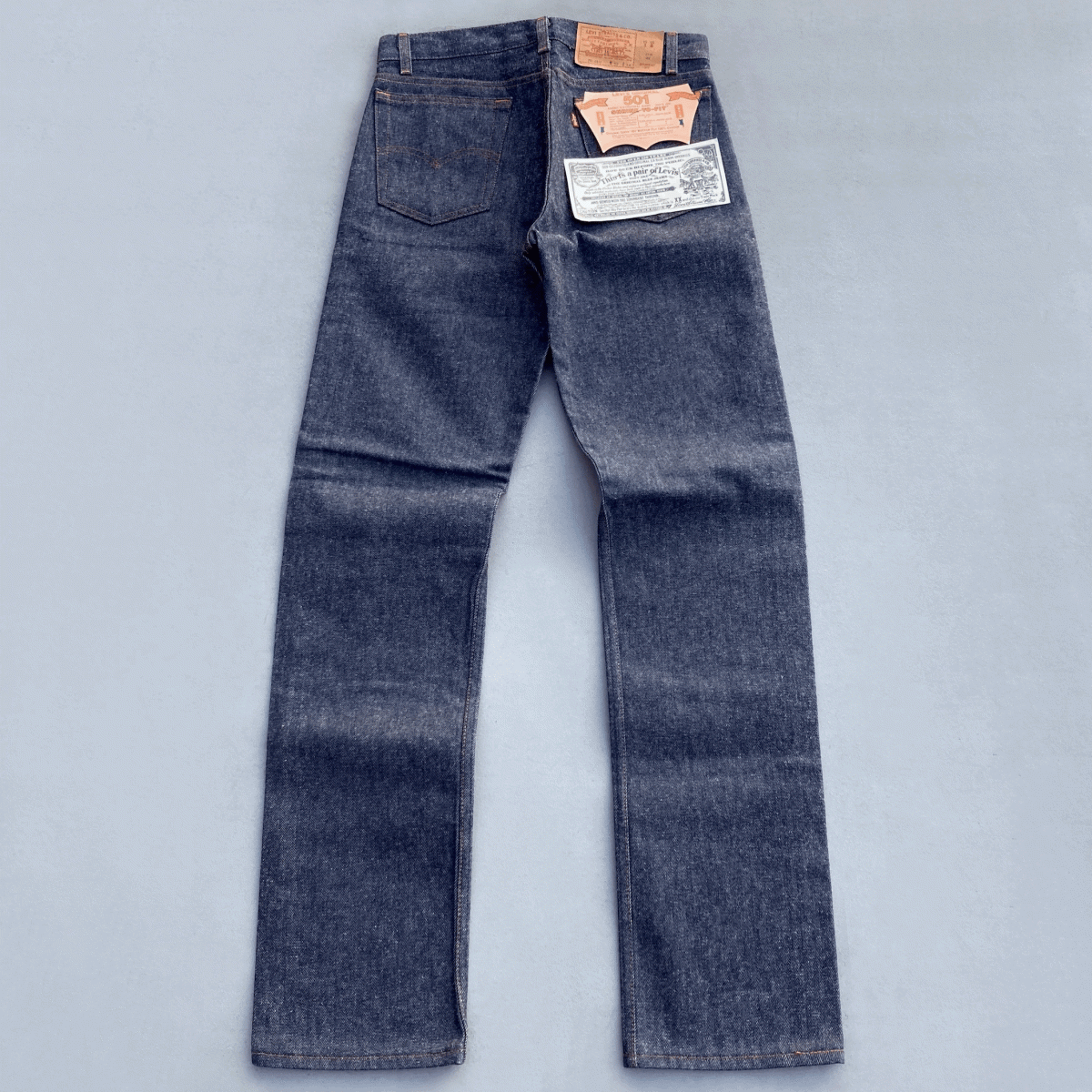 デッドストック 80s USA製 LEVI’S 701-0117 W30 L34 ビンテージ 501 STUDENT アメリカ製 米国製 1980s レギュラー デニムパンツ ジーンズ拍卖