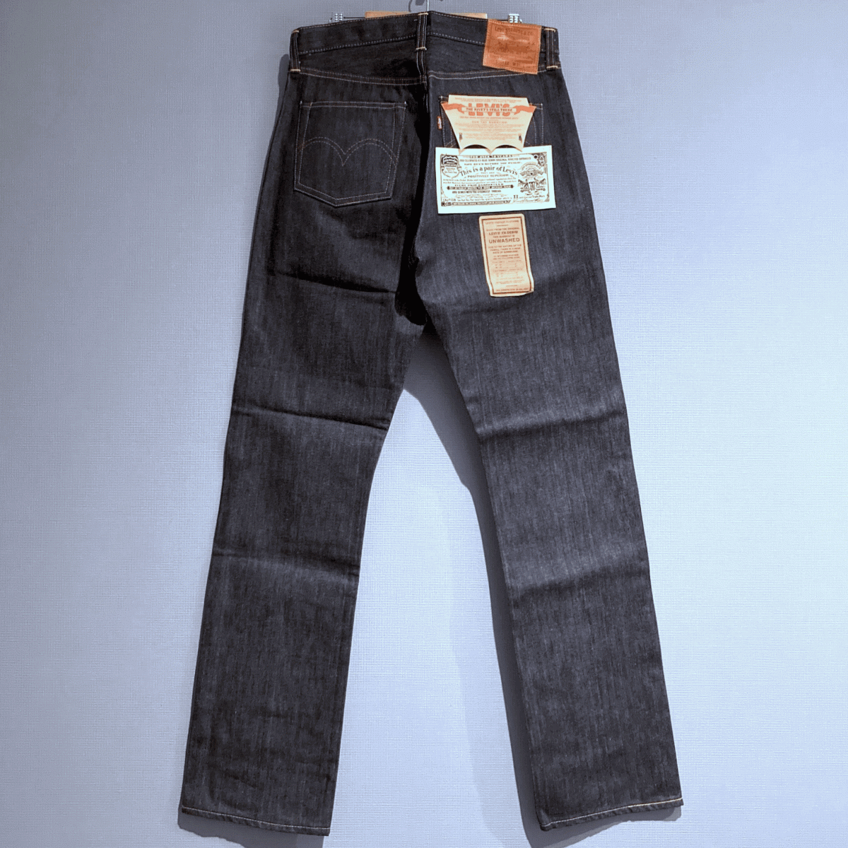バレンシア工場製 1944年モデル 大戦 LEVI’S S501XX 44501-0022 W31 L36 デッドストック 米国製 リジッド WWII 40s 44s アメリカUSA製 555拍卖