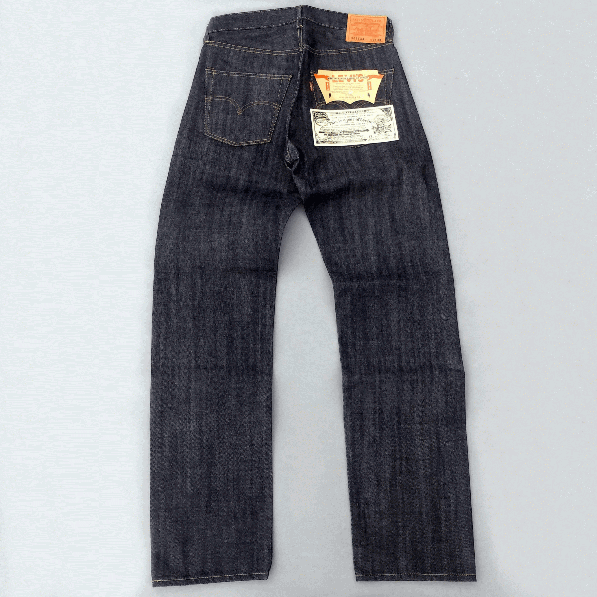 旧日本製 1954年モデル LEVI'S 501ZXX 54501-0004 W31 L34 リジッド 未使用 デッドストック 50s 54 501Z XX デニムパンツ MADE IN JAPAN拍卖