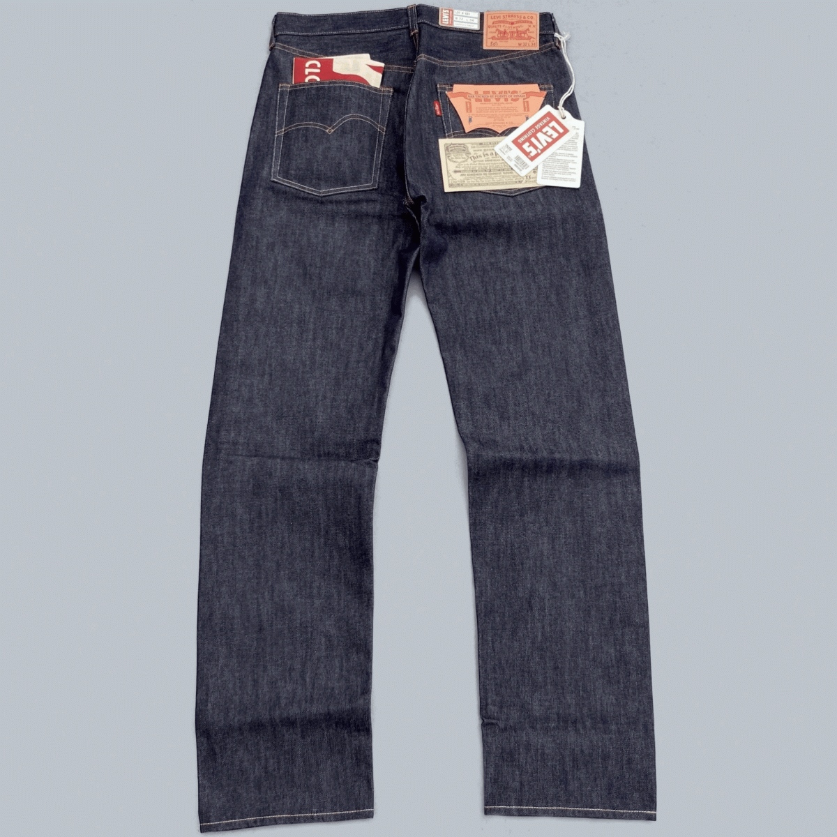 米国製 1966年モデル 最終ホワイトオーク LEVI'S 501XX 66501-0128 W32 L34 ダブルネーム 未使用 リジッド アメリカUSA製 ジーンズ 60s 66拍卖