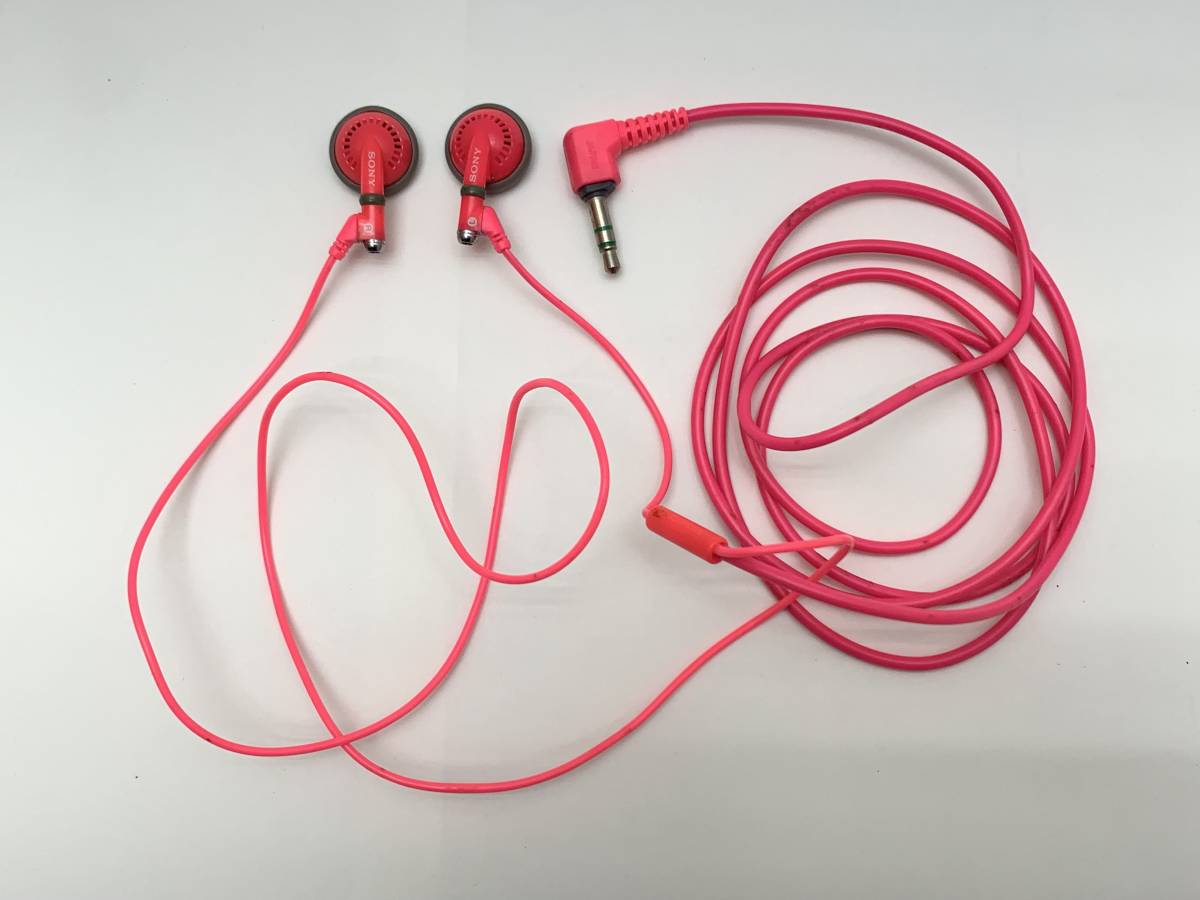 レア SONY MDR-E222 ソニー イヤホン ピンク色拍卖