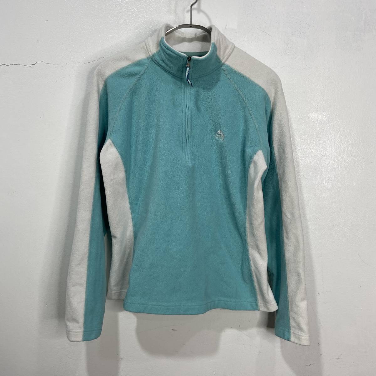 ☆送料無料☆NIKE ACG☆ハーフジップフリースプルオーバー☆レイヤーフリース☆S☆ツートン☆F23拍卖